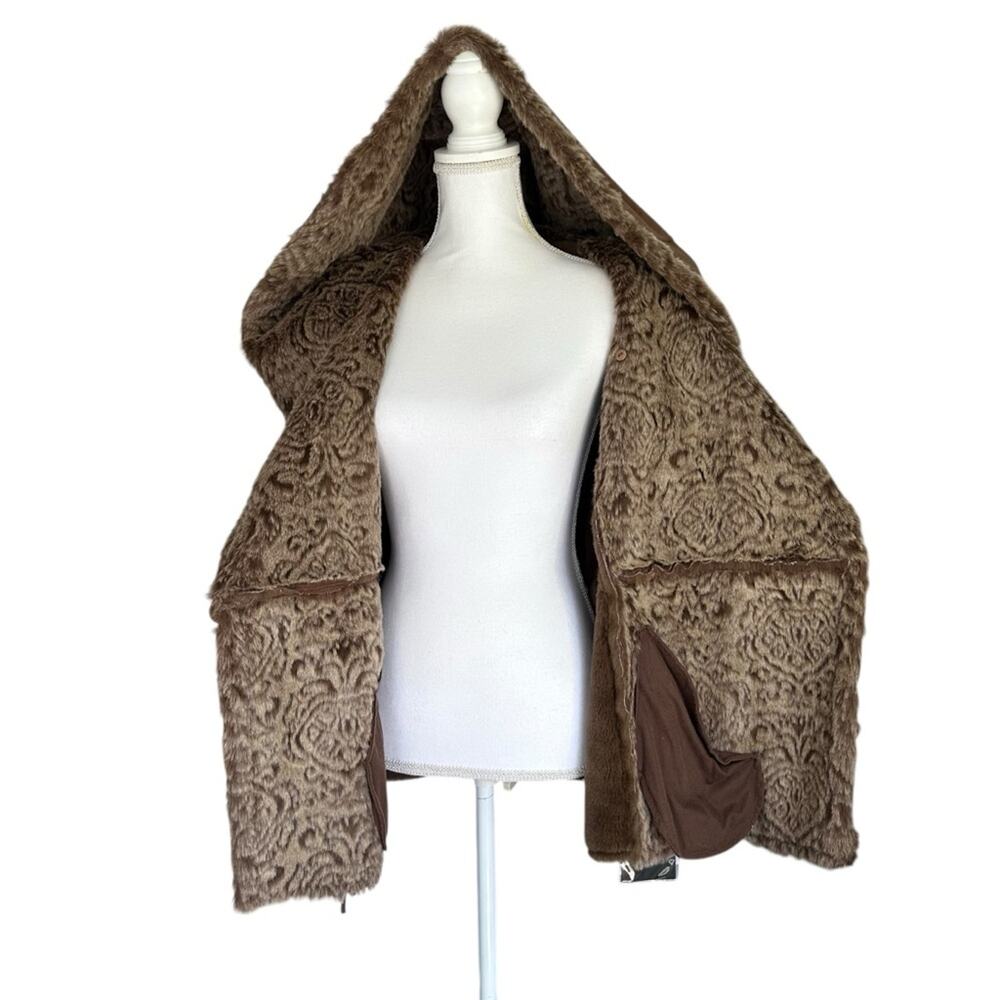 Terry Lewis - Luxuries Faux Suede and Fur Jacket, sizePS, NWT - Picture 12 of 16